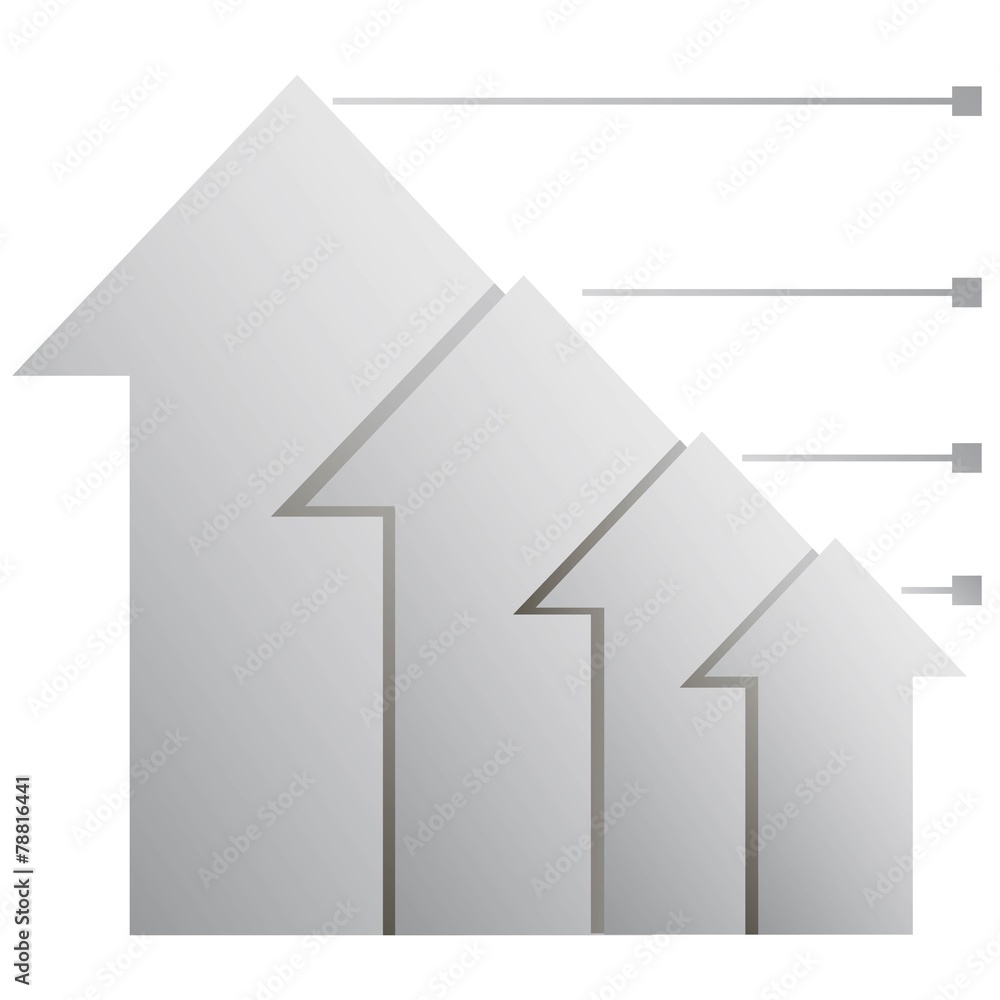arrow chart, business chart arrow chart, business chart