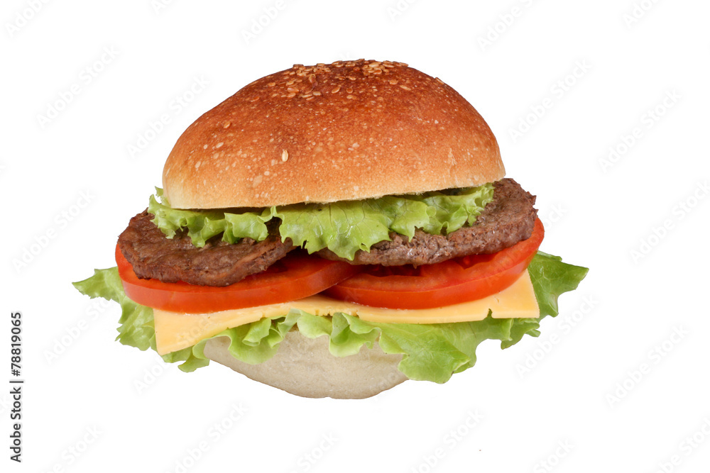 hamburger burger isolated hamburger burger isolated