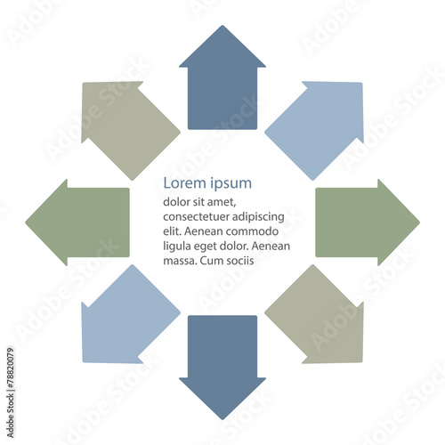 Free Download Infographics template with arrows - GFXLoad