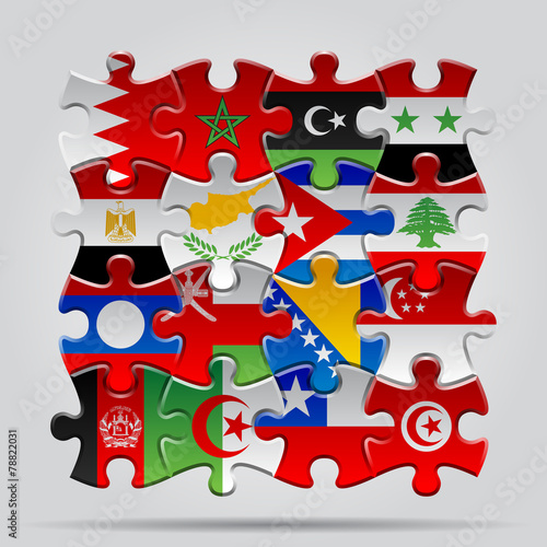 Photography Puzzle flags