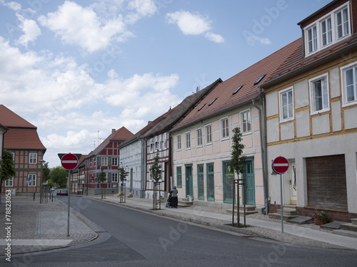 Fototapeta Naklejka Na Ścianę i Meble -  Wusterhausen-Neue-Poststrasse