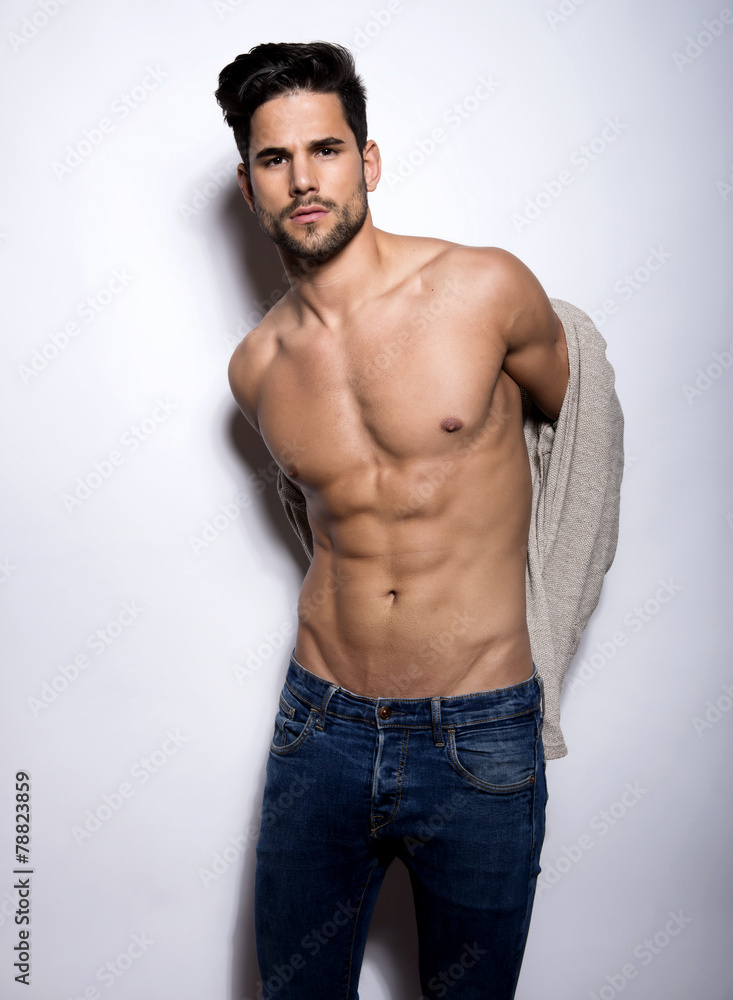 handsome young bodybuilder handsome young bodybuilder