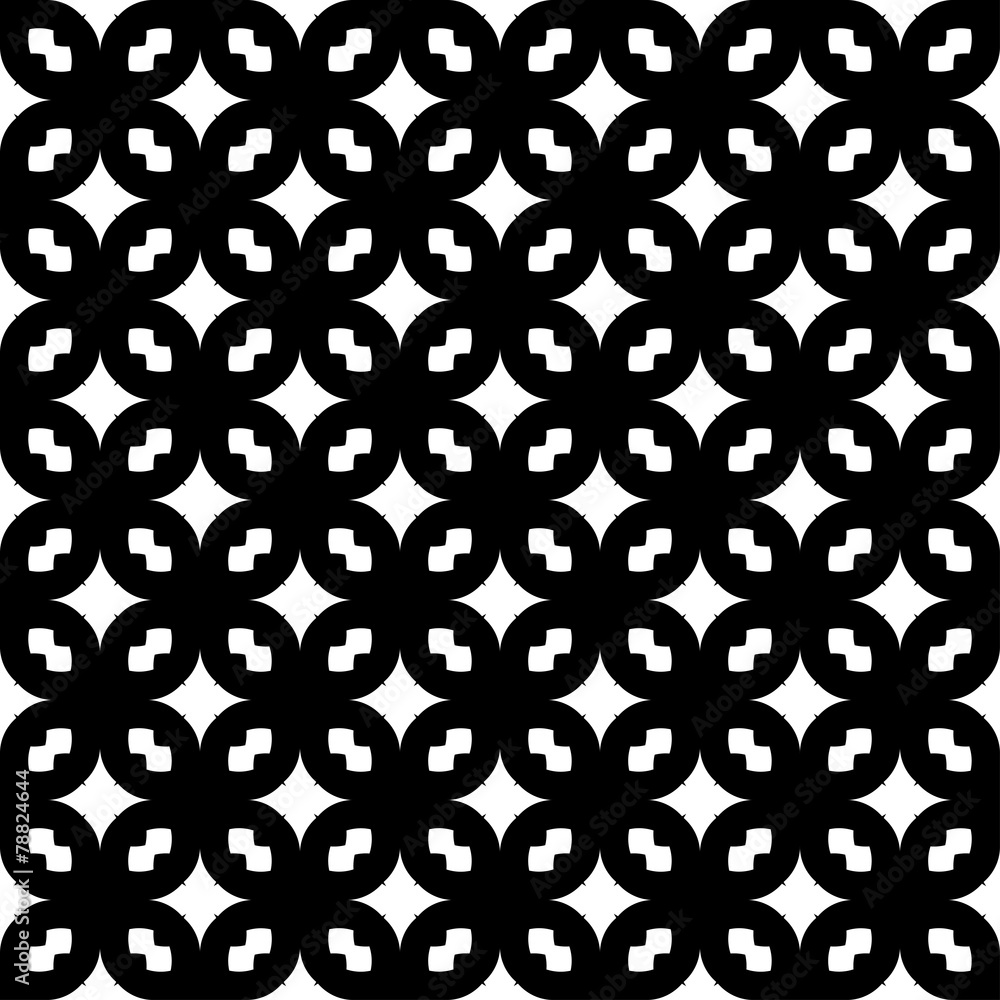 Black and white geometric seamless pattern, abstract background. Black and white geometric seamless pattern, abstract background.