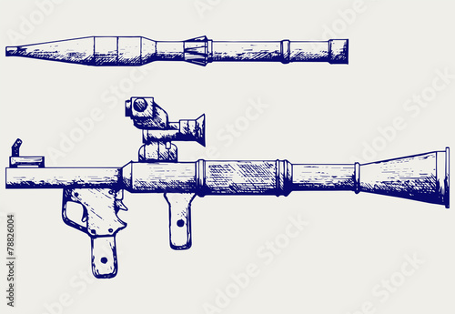 Anti-tank rocket propelled grenade launcher - RPG 7