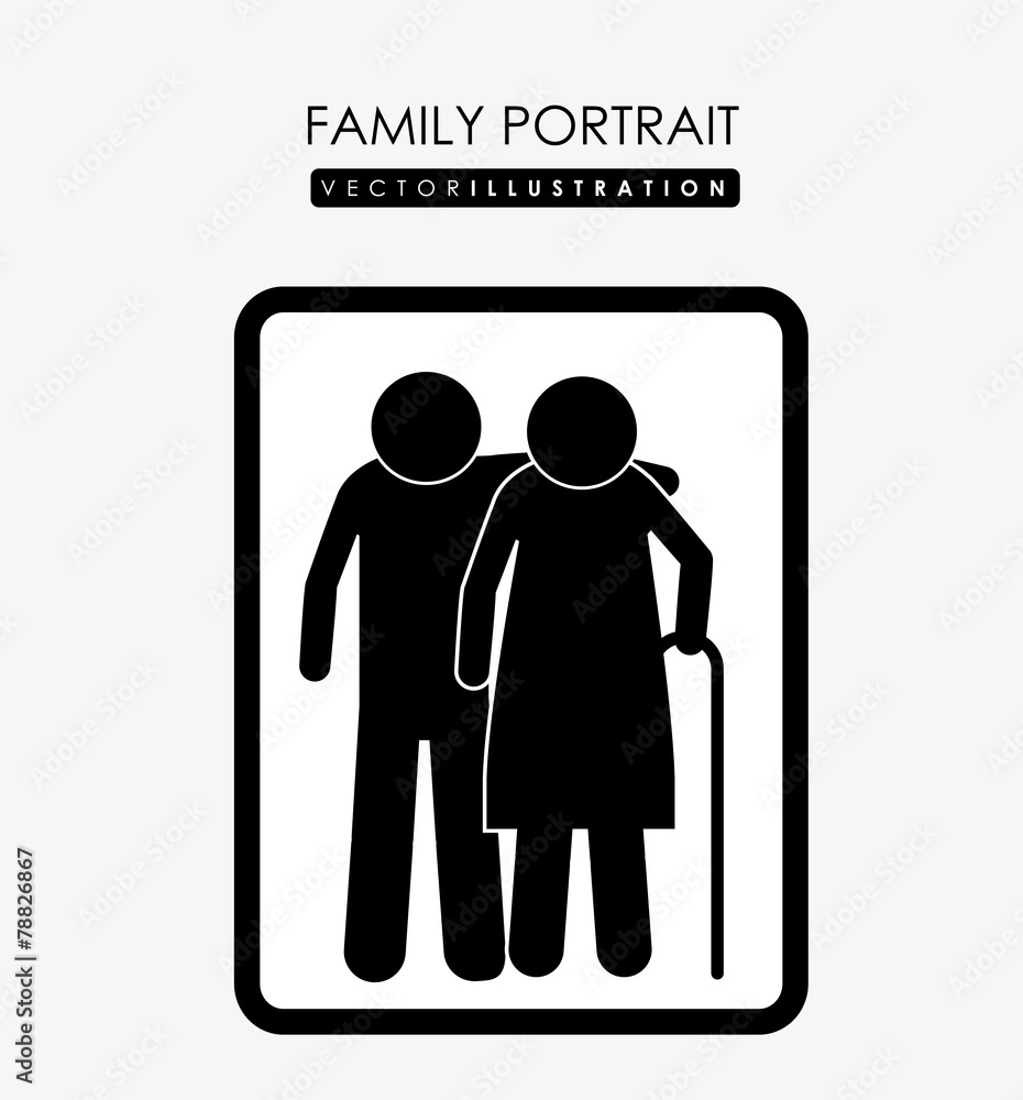 family portrait, design, vector illustration family portrait, design, vector illustration