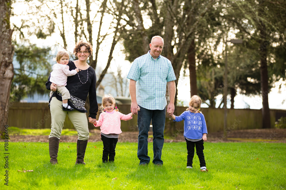Family of Five People Family of Five People