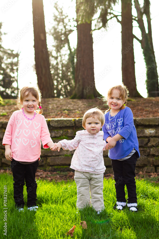 Fototapeta premium Portret życia trzech sióstr