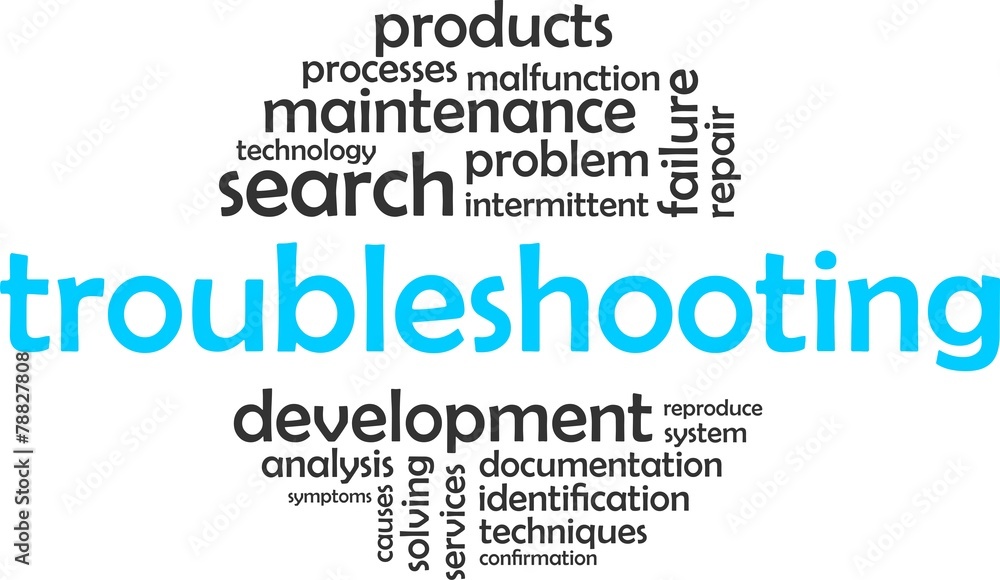 word cloud - troubleshooting