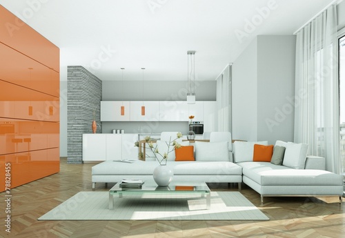 moderne Wohung Interieur Design