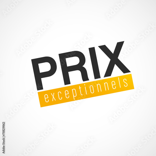 prix exceptionnel
