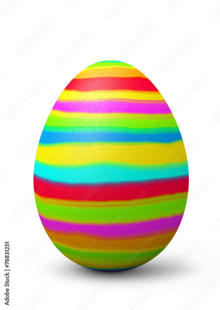 Osterei, Ei, Ostern, bemalt, bunt, farbig, Streifen, 3D, Eggs Osterei, Ei, Ostern, bemalt, bunt, farbig, Streifen, 3D, Eggs