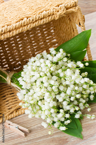 Fototapeta Naklejka Na Ścianę i Meble -  lilly of the valley posy