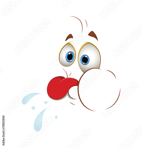 Teasing Face Vector Smiley