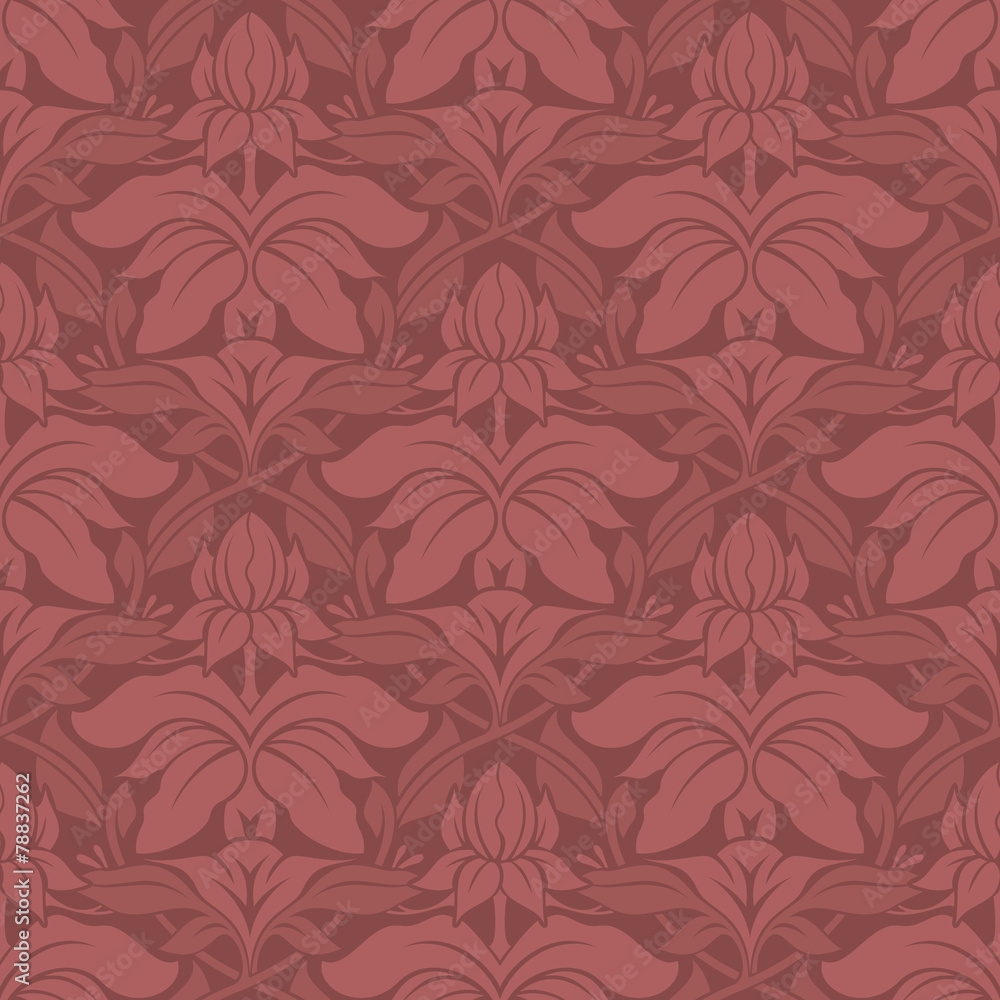 Seamless Floral Vector Pattern Seamless Floral Vector Pattern
