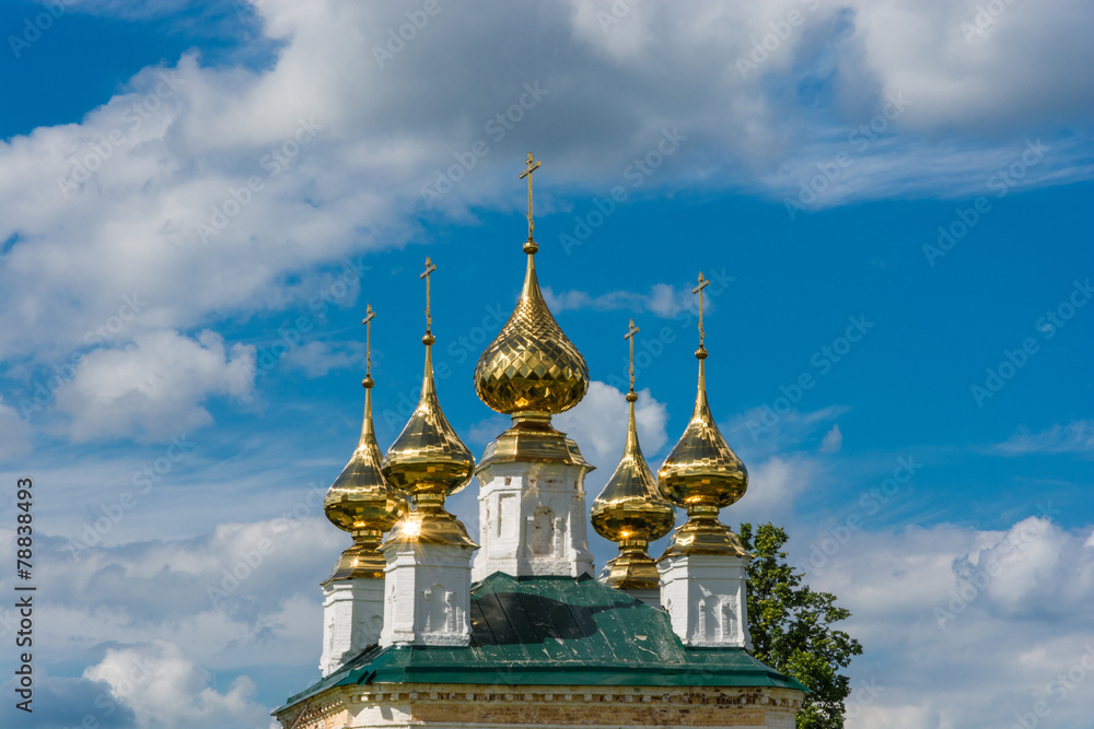 Golden domes.