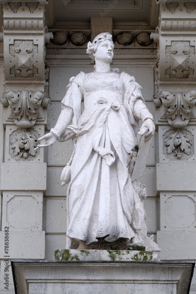 Statue of Commerce, City Hall, Graz, Styria, Austria 