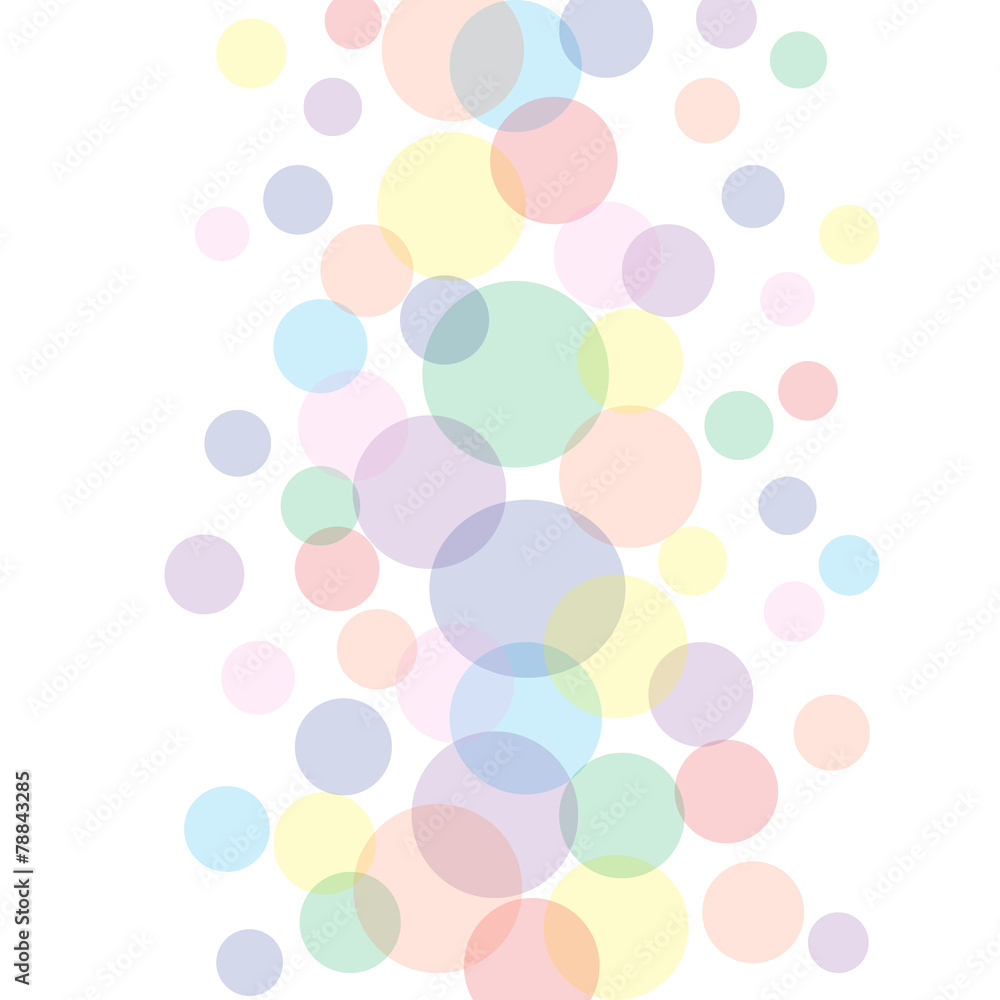 Floating Pastel Bubbles