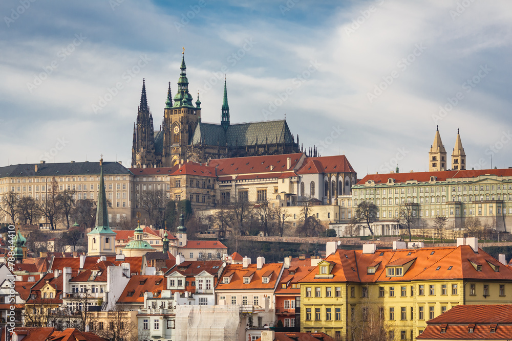 View of the Cathedral of St. Vitus in Prague View of the Cathedral of St. Vitus in Prague