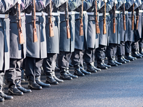 Bundeswehrsoldaten eines Wachregiments