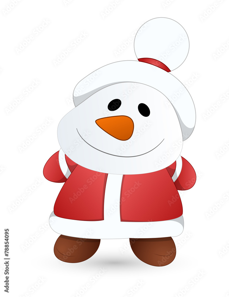 Standing Cute Small Santa Standing Cute Small Santa