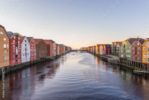 Cityscape of Trondheim, Norway