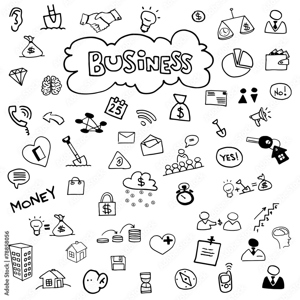 Icons for business. Icons for business.