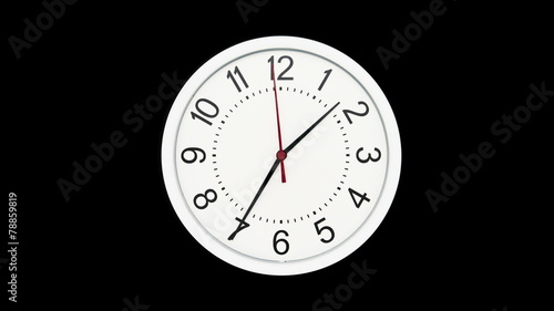 Wallpaper Mural Time Lapse of Standard Time Clock Torontodigital.ca