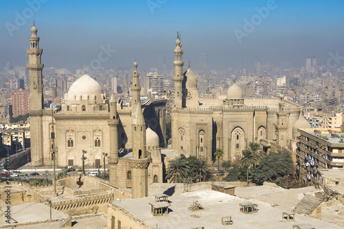Downtown of Cairo seen from the Saladin Citadel (Egypt) #78861003