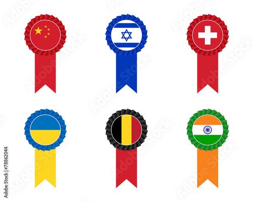 Flag cockades
