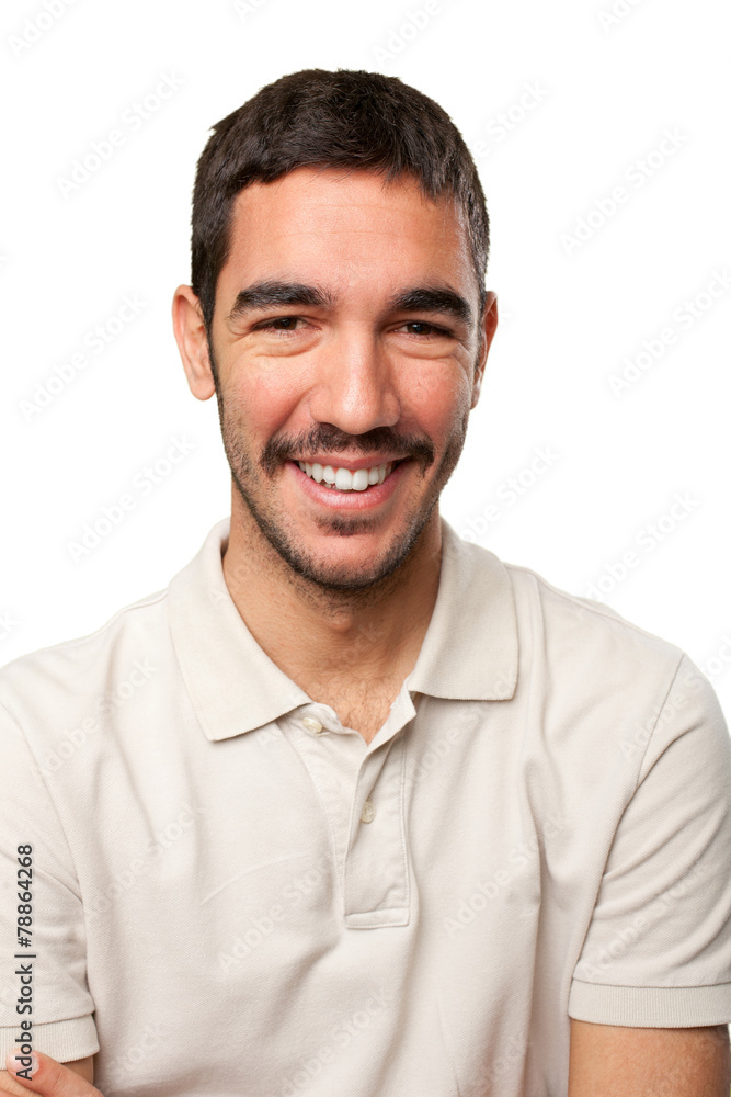 Young man smiling Young man smiling