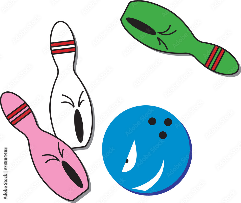 Fototapeta premium 볼링이미지