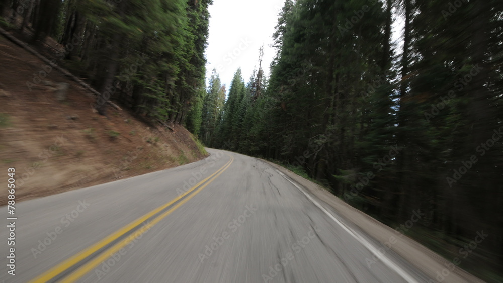 Time Lapse POV of Driving through Yosemite Time Lapse POV of Driving through Yosemite
