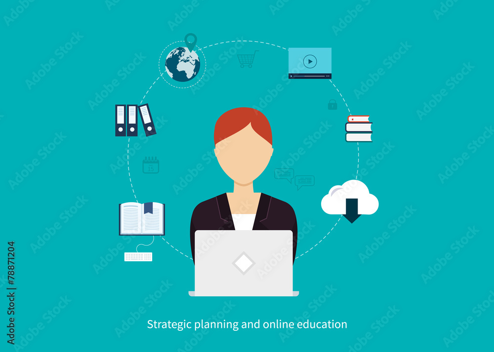 Concept of consulting services and e-learning Concept of consulting services and e-learning
