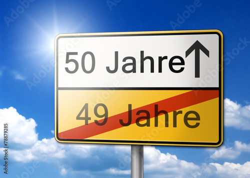 50 Jahre 50ster Geburtstag
