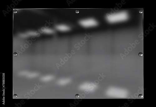Metal plate with rivets