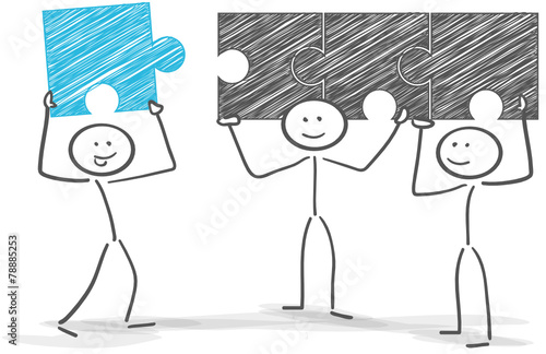 teamwork puzzle work