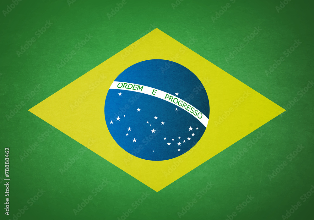 Obraz premium Flag of Brazil