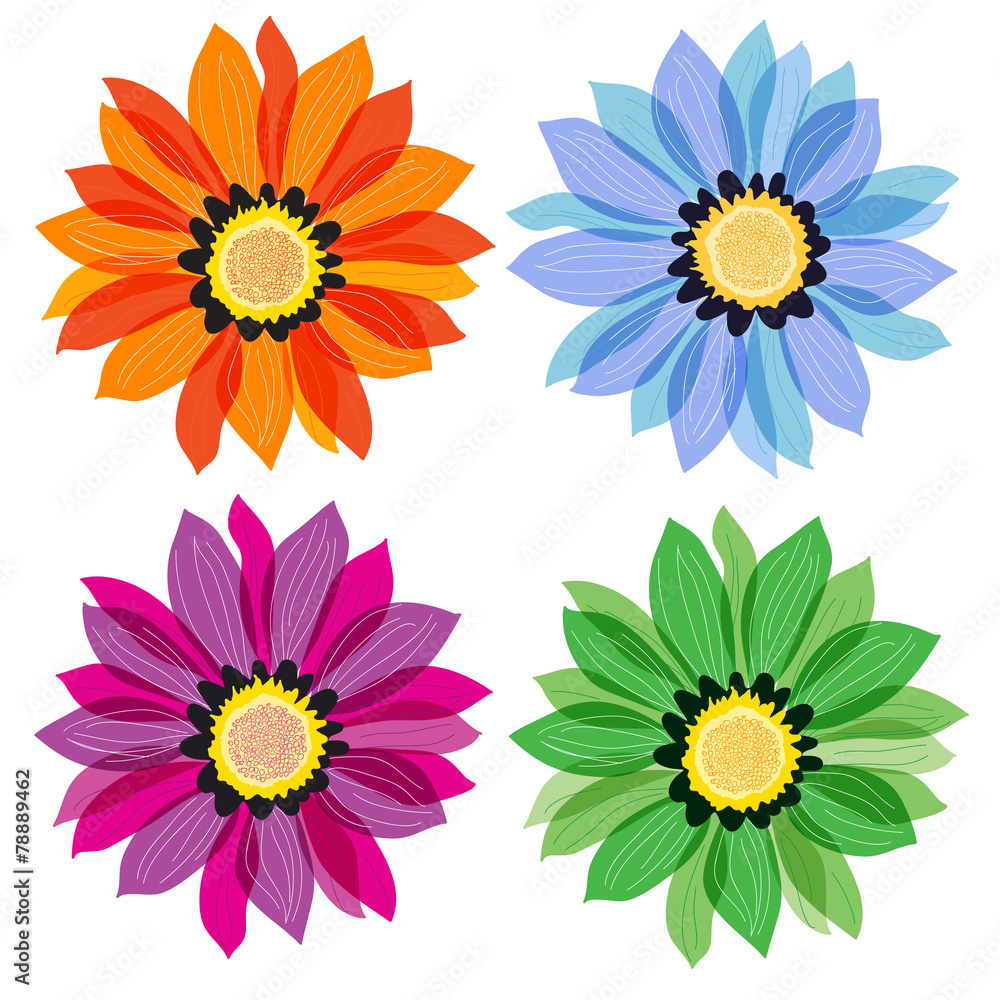 Flower Design Elements Flower Design Elements