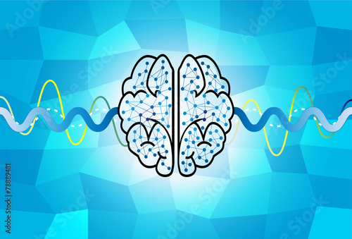 brain and wave