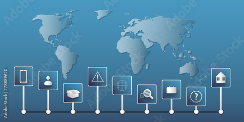 business marks vector set