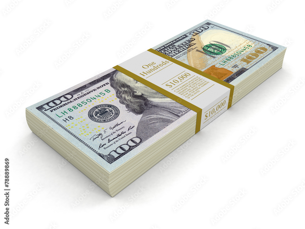 Pile of Dollars (clipping path included) Pile of Dollars (clipping path included)
