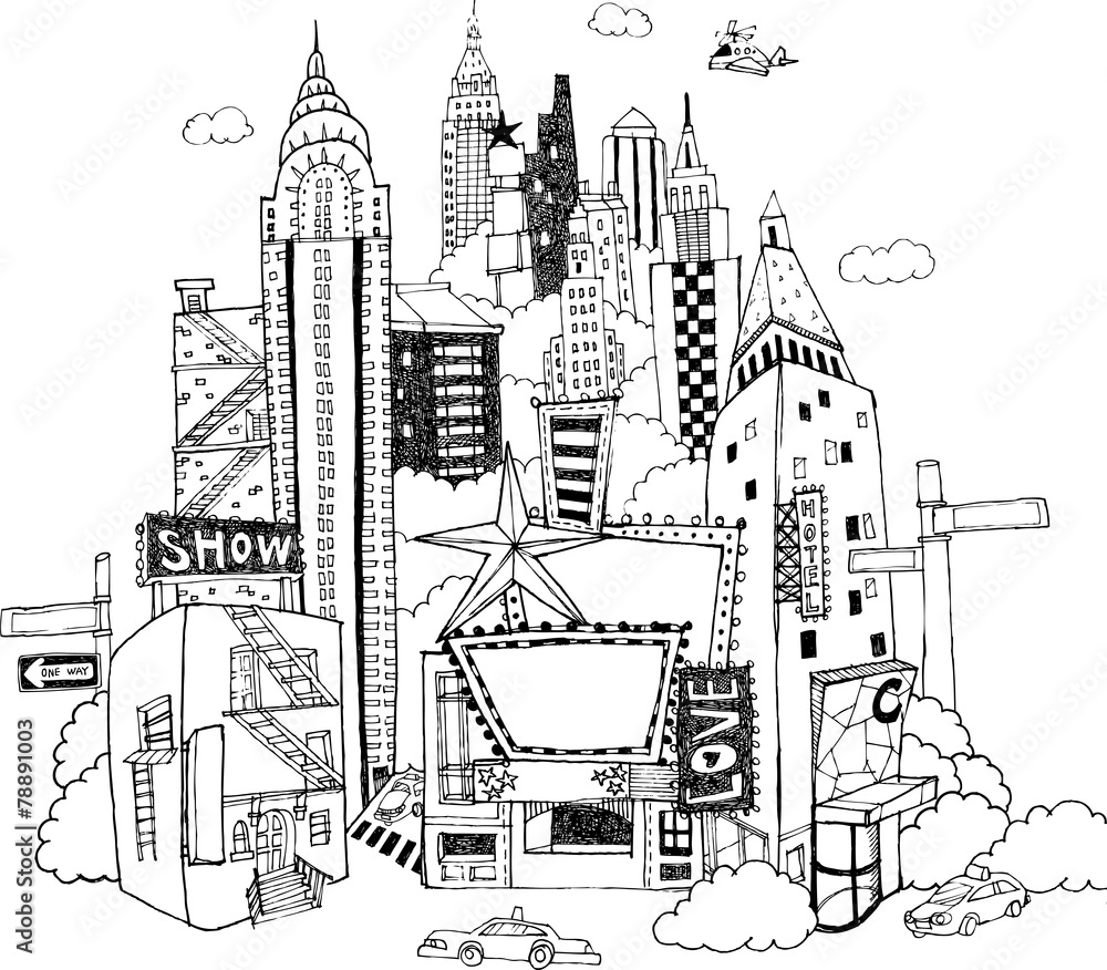 City drawing