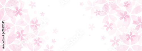桜の背景イラスト