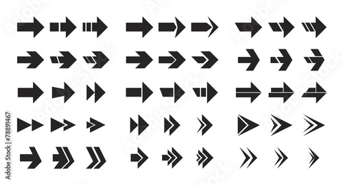 collection of vector arrows