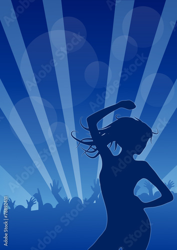 Music party background