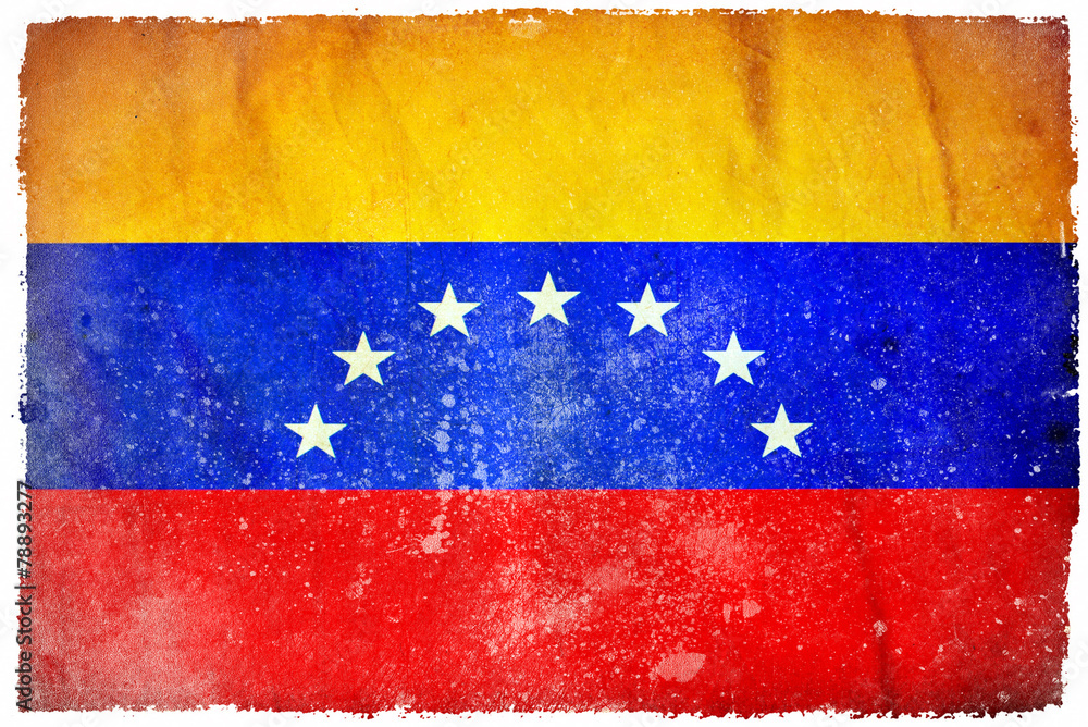 Venezuela grunge flag