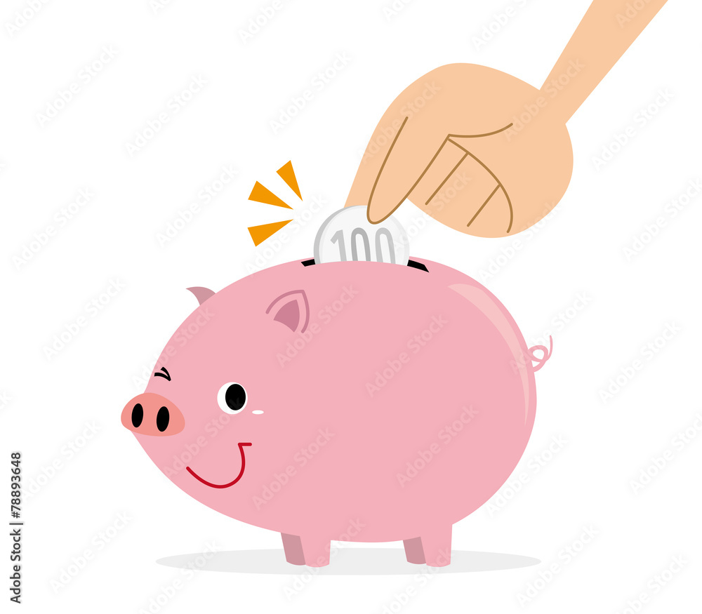 豚の貯金箱 貯金 Stock イラスト Adobe Stock