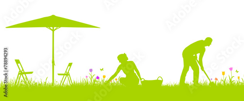 Gartenarbeit