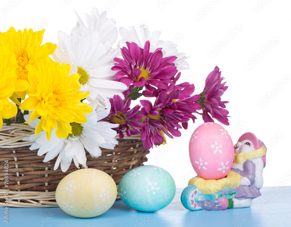 Easter Eggs and Flowers Easter Eggs and Flowers