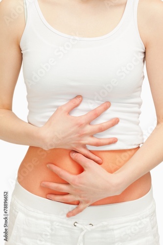 Wallpaper Mural Woman touching her belly Torontodigital.ca